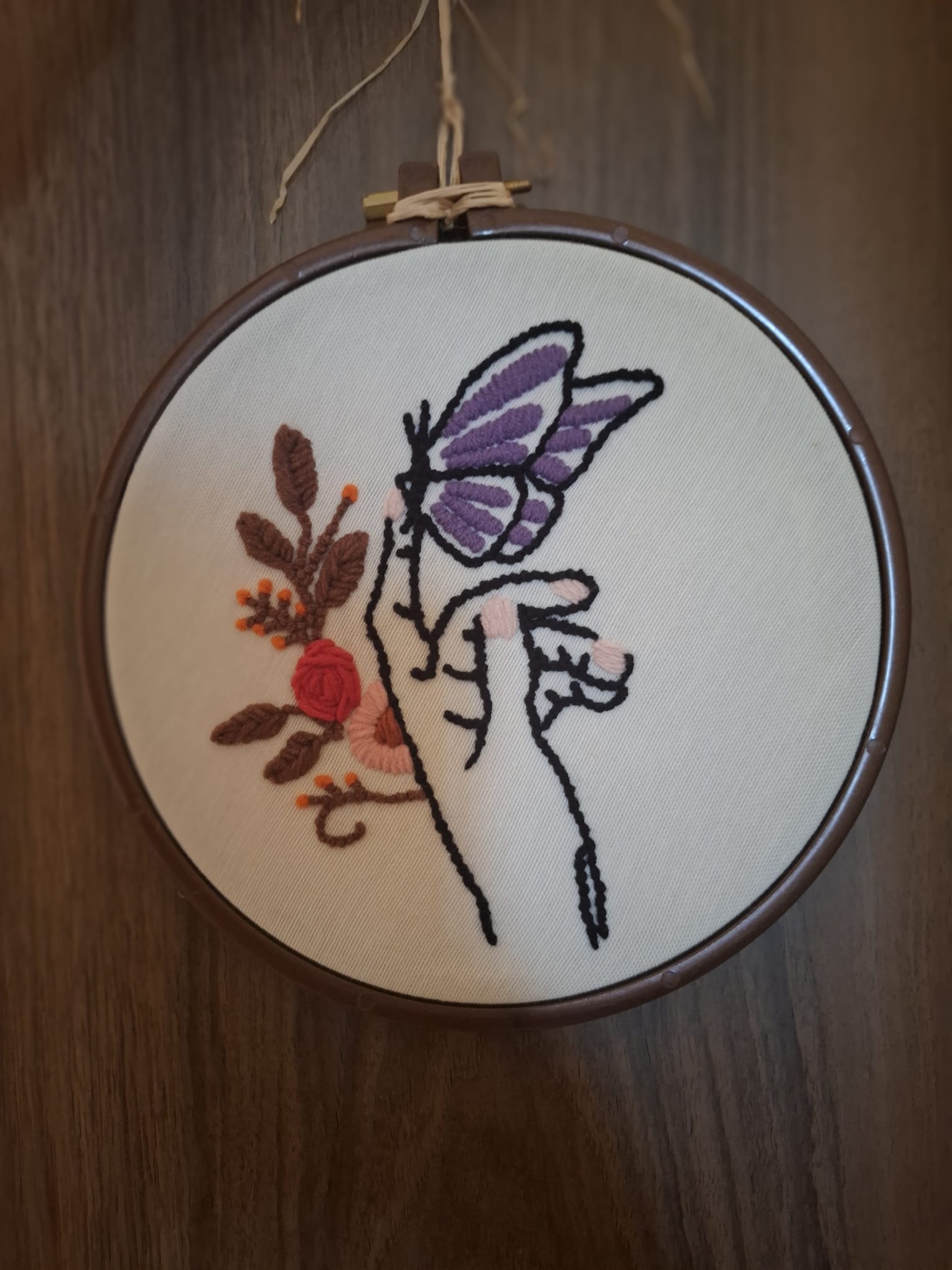 El yapımı punch işleme kasnaklı çerçeve - Anadolu El Emeği